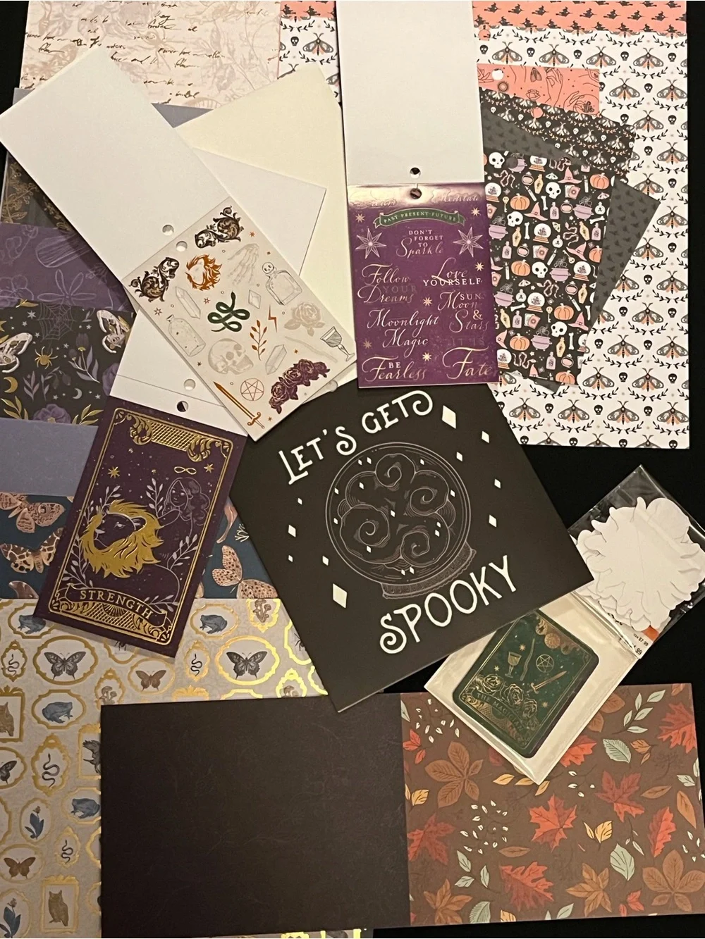 Halloween scrapbook lot